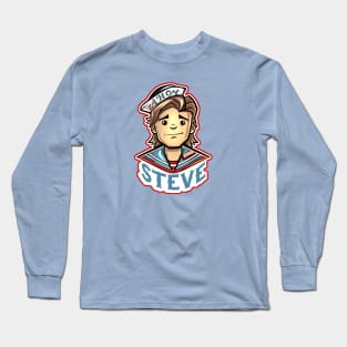 Steve Stranger Things 3 Scoop Troop Long Sleeve T-Shirt